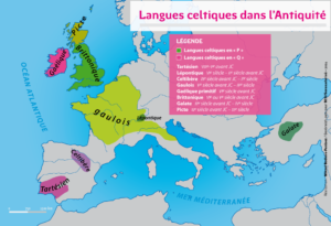 Illustration des langues celtiques dans l'antiquité